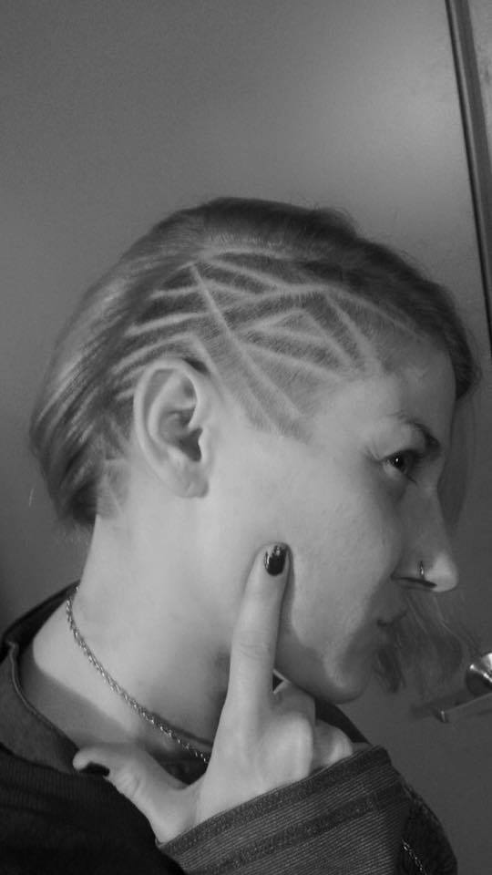 etching/hair tattoo